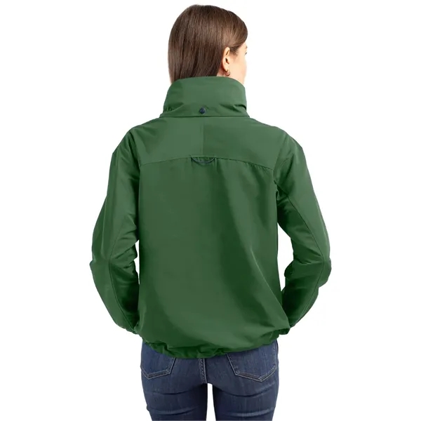 Women's jacket with a full-zip, wind and water resistance, and hood.... from ASI 47965 Cutter & Buck