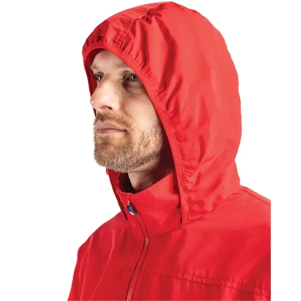 Men's jacket with a full-zip, wind and water resistance, hood, and... from ASI 47965 Cutter & Buck