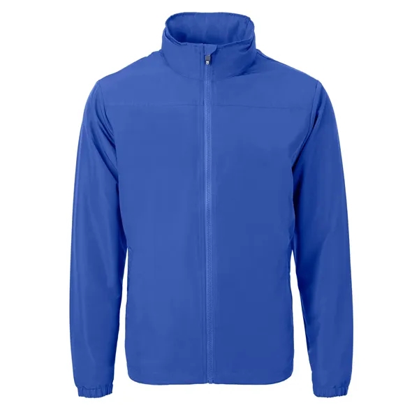 Men's jacket with a full-zip, wind and water resistance, hood, and... from ASI 47965 Cutter & Buck