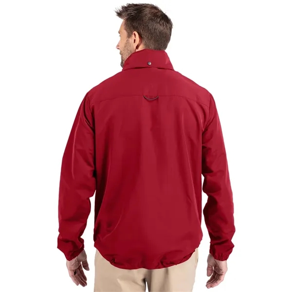 Men's jacket with a full-zip, wind and water resistance, hood, and... from ASI 47965 Cutter & Buck
