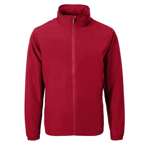 Men's jacket with a full-zip, wind and water resistance, hood, and... from ASI 47965 Cutter & Buck