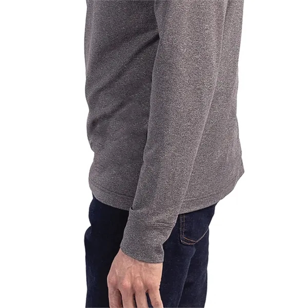 Men's sweatshirt with a quarter-zip, wind resistance, raglan sleeves, zipper, and... from ASI 47965 Cutter & Buck