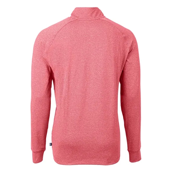 Men's sweatshirt with a quarter-zip, wind resistance, raglan sleeves, zipper, and... from ASI 47965 Cutter & Buck