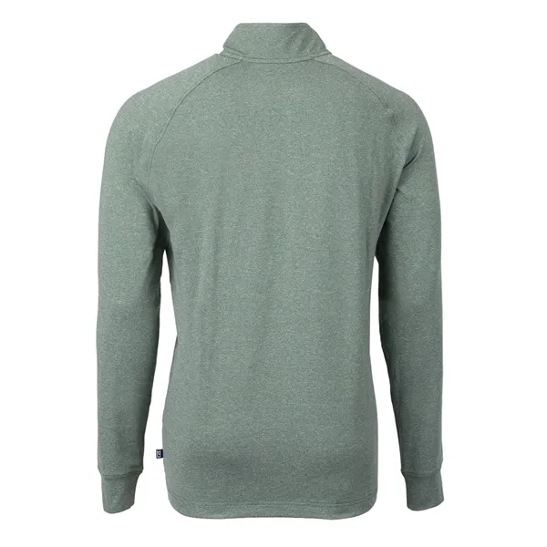 Men's sweatshirt with a quarter-zip, wind resistance, raglan sleeves, zipper, and... from ASI 47965 Cutter & Buck