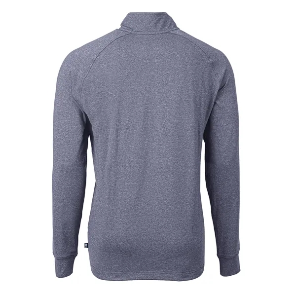 Men's sweatshirt with a quarter-zip, wind resistance, raglan sleeves, zipper, and... from ASI 47965 Cutter & Buck