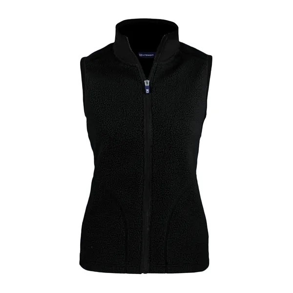 Women's vest with a full-zip, brushed fleece interior, zipper, and pockets.... from ASI 47965 Cutter & Buck
