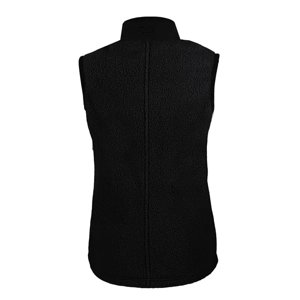 Women's vest with a full-zip, brushed fleece interior, zipper, and pockets.... from ASI 47965 Cutter & Buck