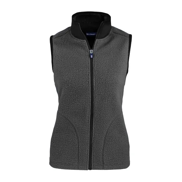 Women's vest with a full-zip, brushed fleece interior, zipper, and pockets.... from ASI 47965 Cutter & Buck