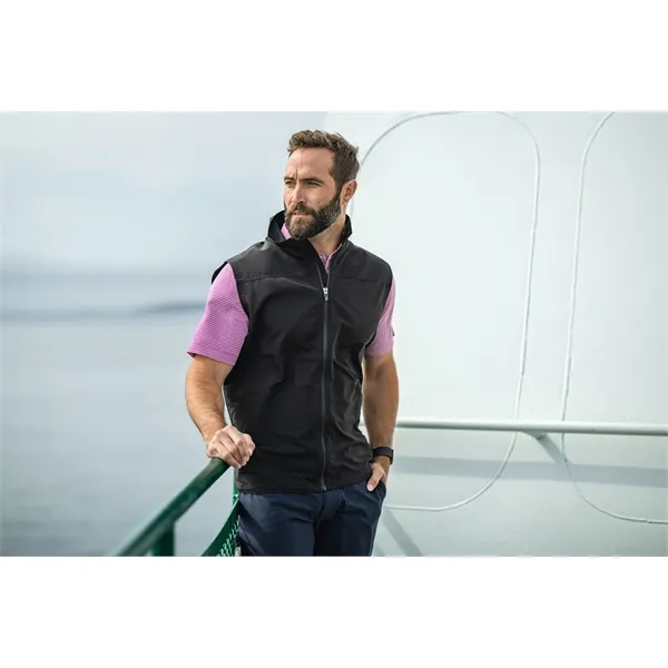 Men's vest with a full-zip, wind and water resistance, wrinkle-release material,... from ASI 47965 Cutter & Buck