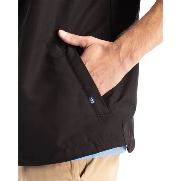 Men's vest with a full-zip, wind and water resistance, drawcord, and... from ASI 47965 Cutter & Buck