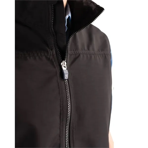Men's vest with a full-zip, wind and water resistance, drawcord, and... from ASI 47965 Cutter & Buck