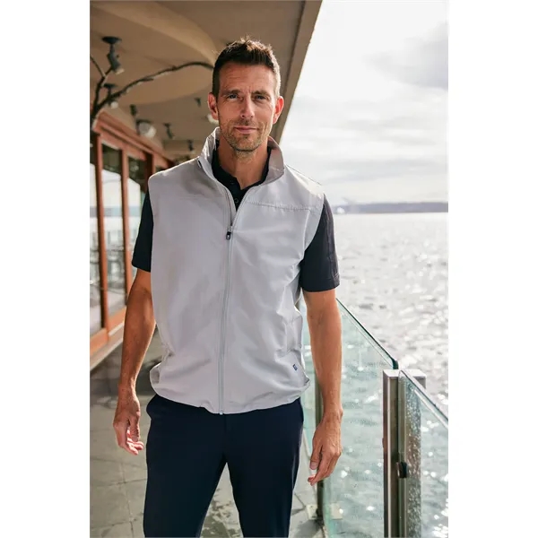 Men's vest with a full-zip, wind and water resistance, drawcord, and... from ASI 47965 Cutter & Buck