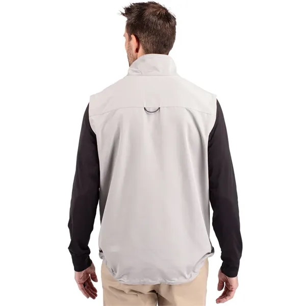 Men's vest with a full-zip, wind and water resistance, drawcord, and... from ASI 47965 Cutter & Buck