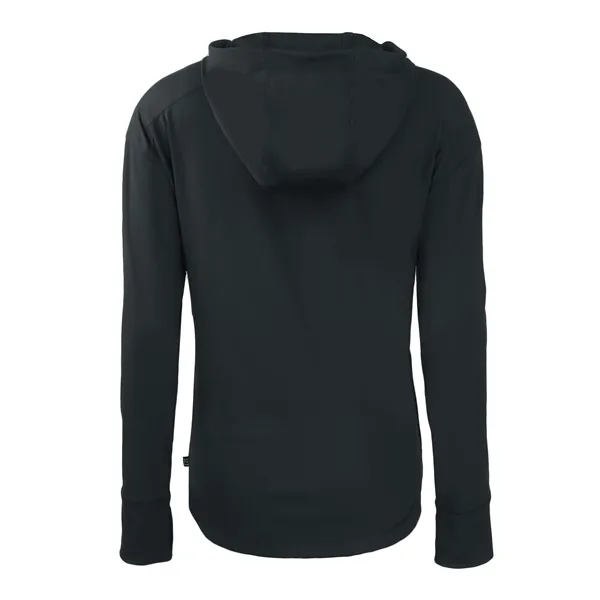 Women's sweatshirt with a full-zip, hood, four-way stretch, UPF 50+ protection,... from ASI 47965 Cutter & Buck