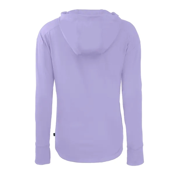 Women's sweatshirt with a full-zip, hood, four-way stretch, UPF 50+ protection,... from ASI 47965 Cutter & Buck
