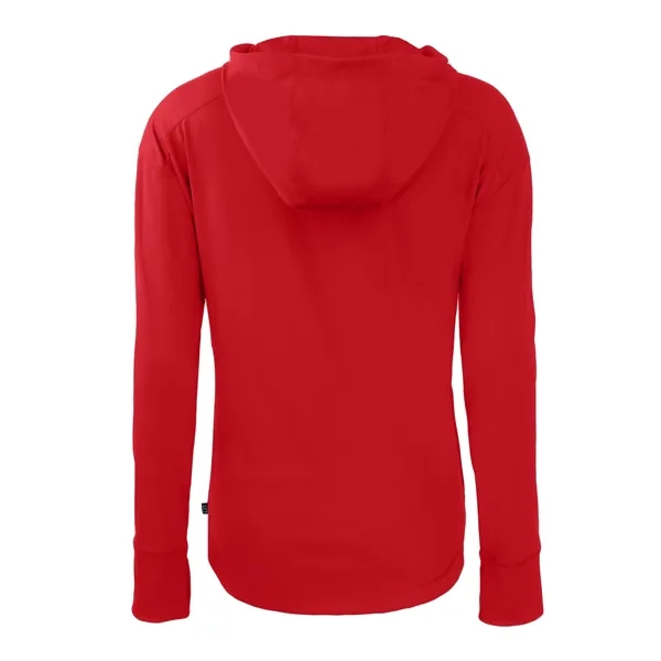 Women's sweatshirt with a full-zip, hood, four-way stretch, UPF 50+ protection,... from ASI 47965 Cutter & Buck