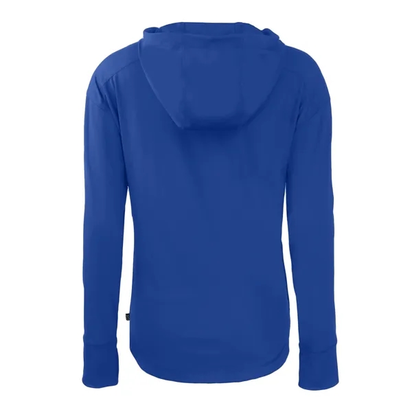 Women's sweatshirt with a full-zip, hood, four-way stretch, UPF 50+ protection,... from ASI 47965 Cutter & Buck
