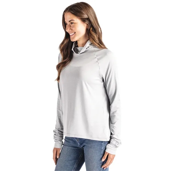 Women's sweatshirt with a funnel neck, UPF 50+ protection, and moisture-wicking... from ASI 47965 Cutter & Buck