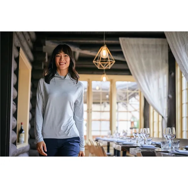 Women's sweatshirt with a funnel neck, UPF 50+ protection, and moisture-wicking... from ASI 47965 Cutter & Buck