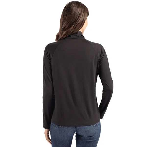 Women's sweatshirt with a funnel neck, UPF 50+ protection, and moisture-wicking... from ASI 47965 Cutter & Buck