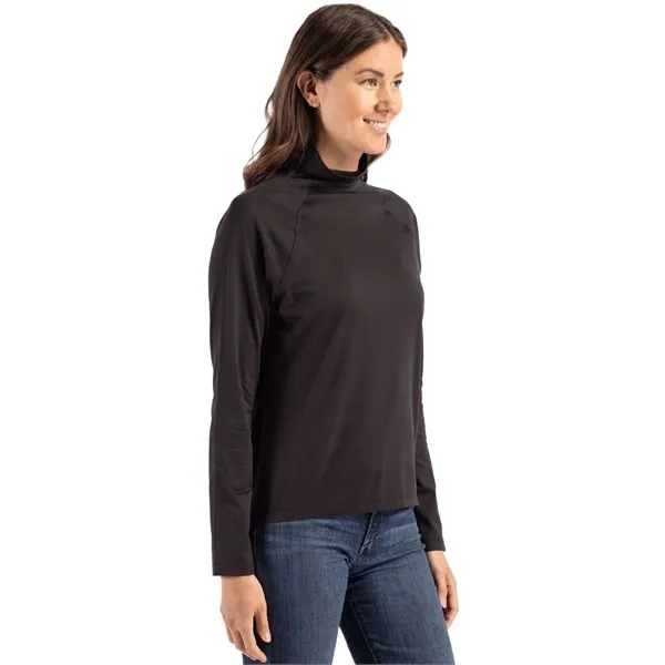Women's sweatshirt with a funnel neck, UPF 50+ protection, and moisture-wicking... from ASI 47965 Cutter & Buck