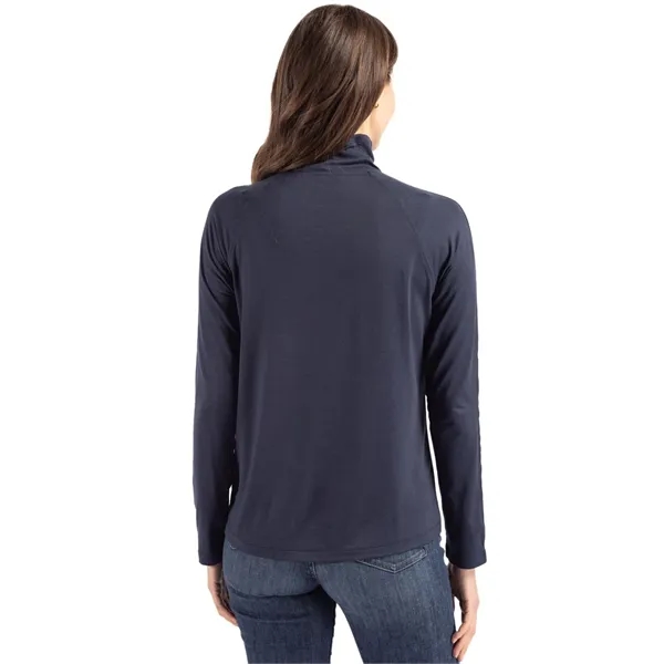 Women's sweatshirt with a funnel neck, UPF 50+ protection, and moisture-wicking... from ASI 47965 Cutter & Buck