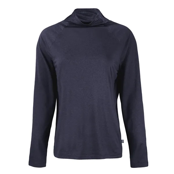 Women's sweatshirt with a funnel neck, UPF 50+ protection, and moisture-wicking... from ASI 47965 Cutter & Buck