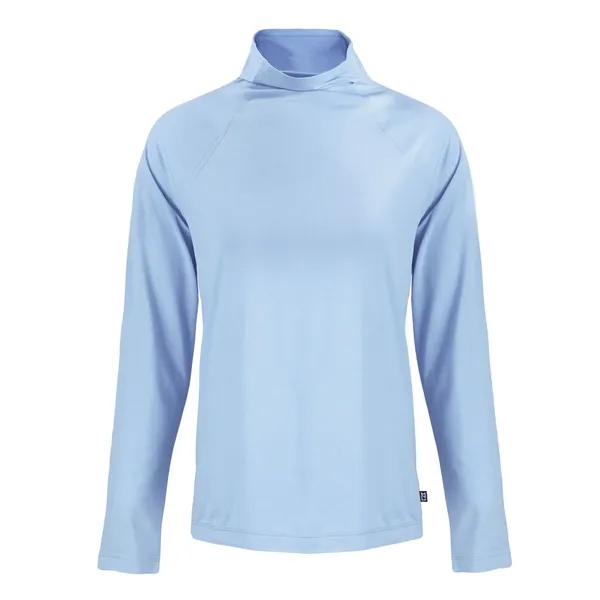 Women's sweatshirt with a funnel neck, UPF 50+ protection, and moisture-wicking... from ASI 47965 Cutter & Buck
