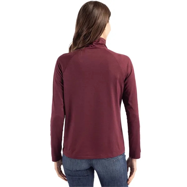 Women's sweatshirt with a funnel neck, UPF 50+ protection, and moisture-wicking... from ASI 47965 Cutter & Buck