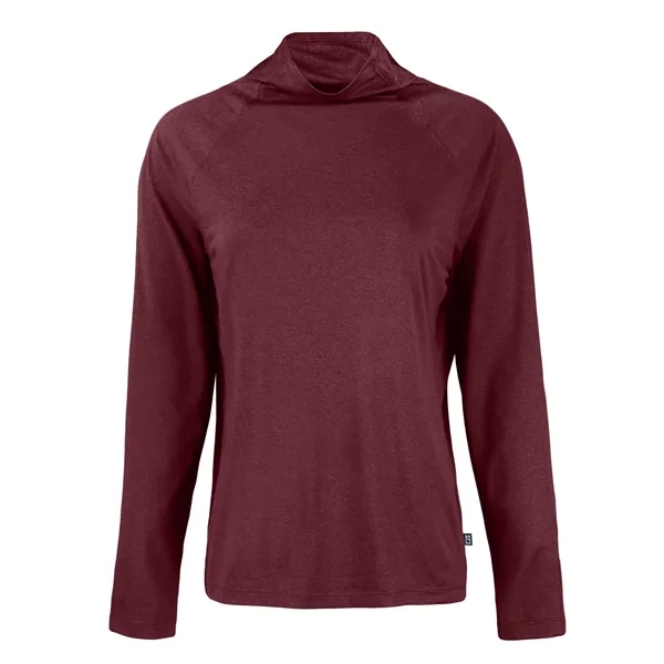 Women's sweatshirt with a funnel neck, UPF 50+ protection, and moisture-wicking... from ASI 47965 Cutter & Buck