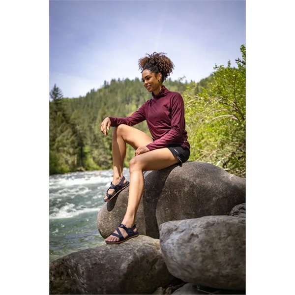 Women's sweatshirt with a funnel neck, UPF 50+ protection, and moisture-wicking... from ASI 47965 Cutter & Buck