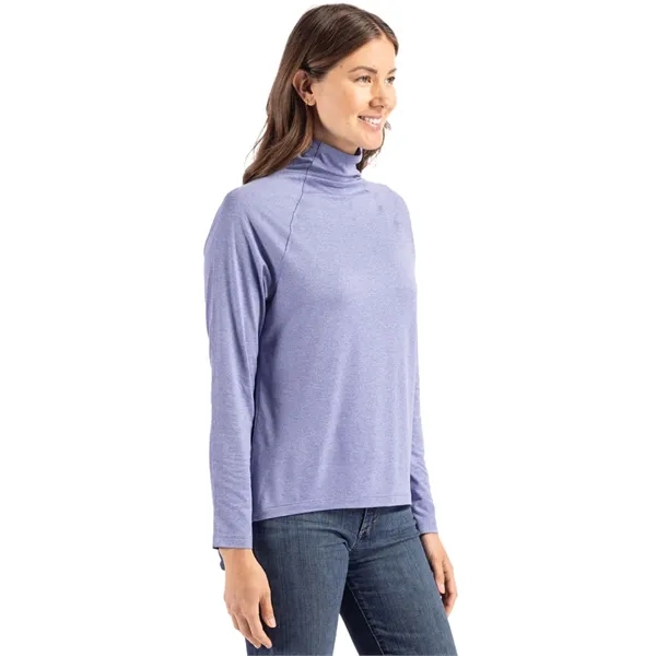 Women's sweatshirt with a funnel neck, UPF 50+ protection, and moisture-wicking... from ASI 47965 Cutter & Buck