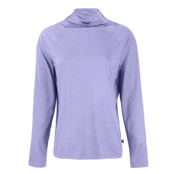 Women's sweatshirt with a funnel neck, UPF 50+ protection, and moisture-wicking... from ASI 47965 Cutter & Buck