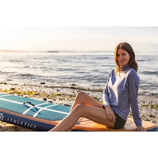 Women's sweatshirt with a funnel neck, UPF 50+ protection, and moisture-wicking... from ASI 47965 Cutter & Buck