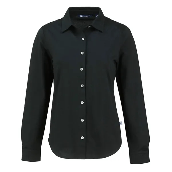 Women's dress shirt with long sleeves and UPF 50+ protection.... from ASI 47965 Cutter & Buck