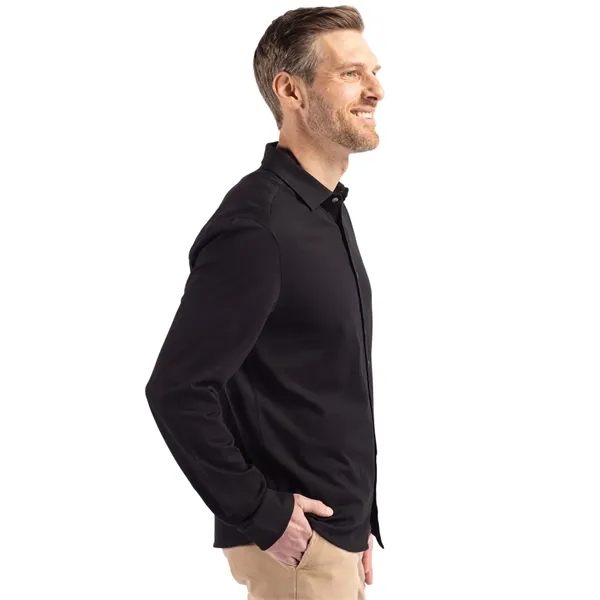 Cutter & Buck Advantage Tri-Blend Eco Soft Pique Long Sle...... from ASI 47965 Cutter & Buck