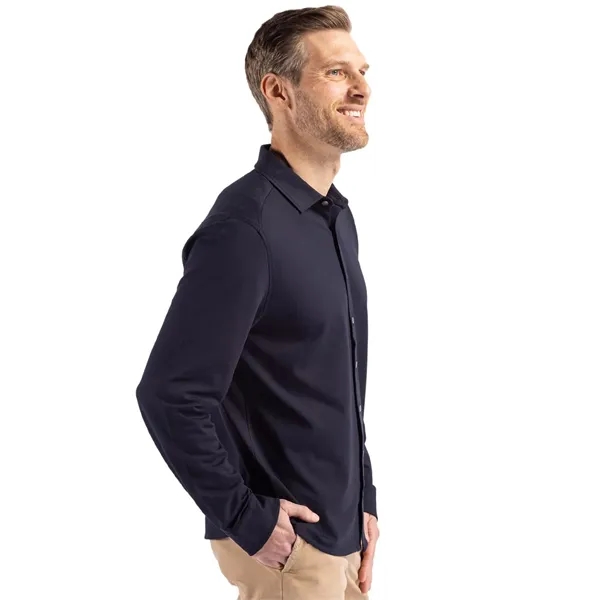 Cutter & Buck Advantage Tri-Blend Eco Soft Pique Long Sle...... from ASI 47965 Cutter & Buck