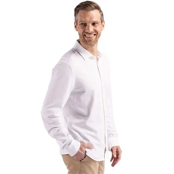 Cutter & Buck Advantage Tri-Blend Eco Soft Pique Long Sle...... from ASI 47965 Cutter & Buck