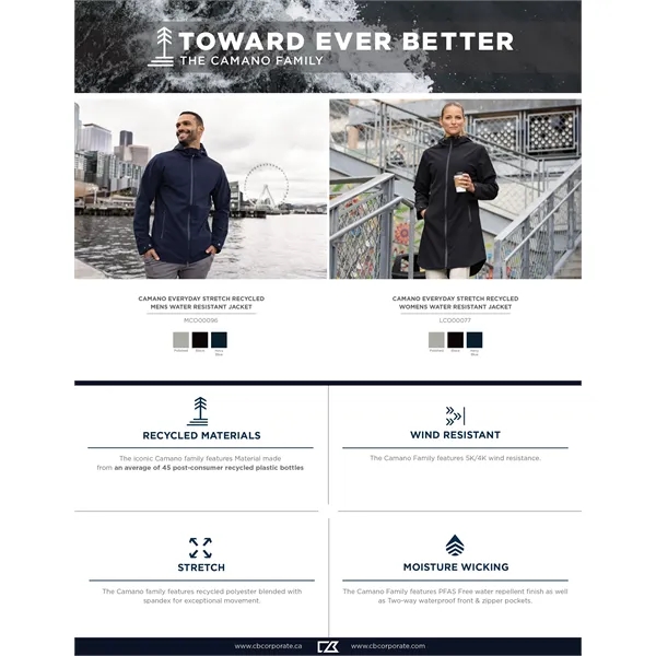 Cutter & Buck Camano Everyday Eco Mens Jacket... from ASI 47965 Cutter & Buck