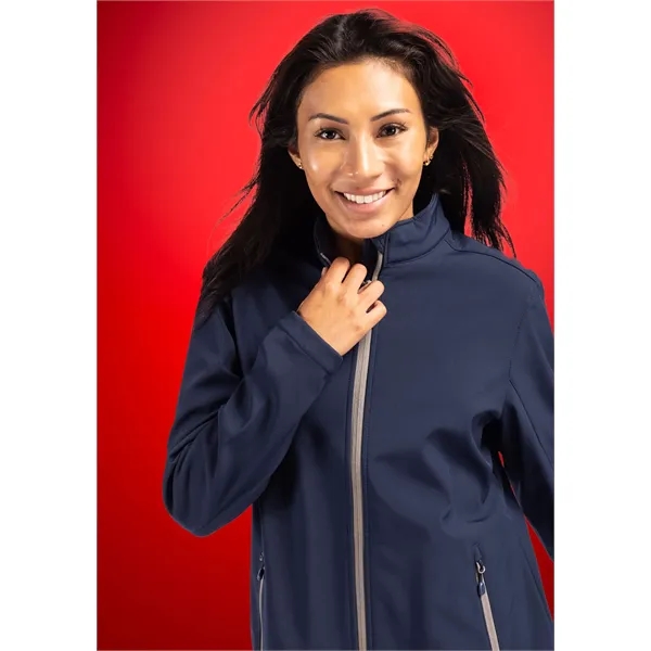 Clique Tempo Eco Stretch Full Zip Womens Softshell Jacket... from ASI 47965 Cutter & Buck