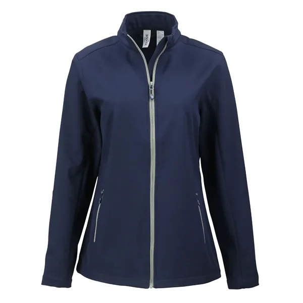 Clique Tempo Eco Stretch Full Zip Womens Softshell Jacket... from ASI 47965 Cutter & Buck