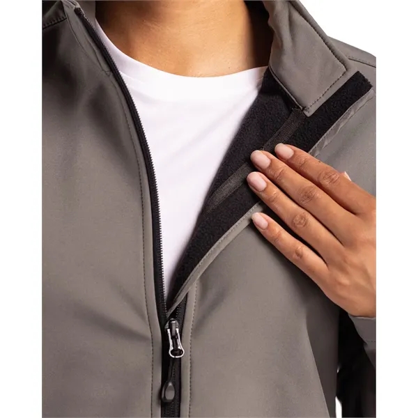 Clique Tempo Eco Stretch Full Zip Womens Softshell Jacket... from ASI 47965 Cutter & Buck