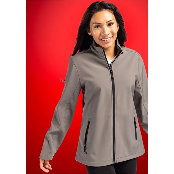 Clique Tempo Eco Stretch Full Zip Womens Softshell Jacket... from ASI 47965 Cutter & Buck
