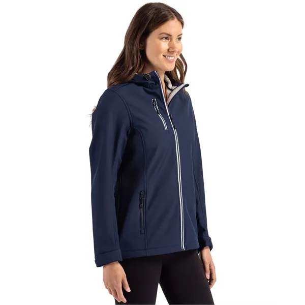 Clique Telemark Eco Hooded Womens Softshell Jacket... from ASI 47965 Cutter & Buck