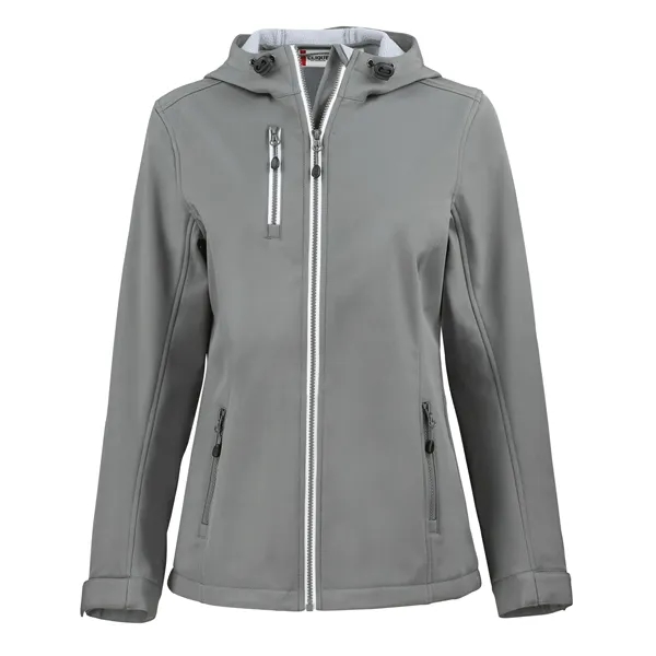 Clique Telemark Eco Hooded Womens Softshell Jacket... from ASI 47965 Cutter & Buck