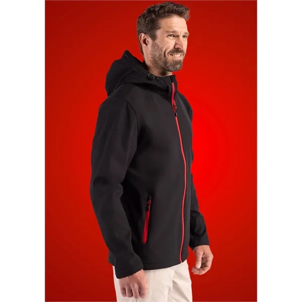 Clique Tempo Recycled Stretch Softshell Mens Hooded Jacket... from ASI 47965 Cutter & Buck