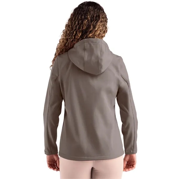 Clique Tempo Recycled Stretch Softshell Womens Hooded Jacket... from ASI 47965 Cutter & Buck