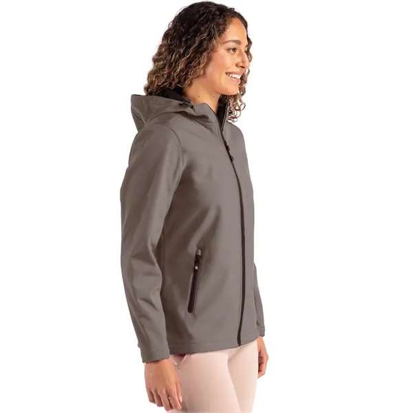 Clique Tempo Recycled Stretch Softshell Womens Hooded Jacket... from ASI 47965 Cutter & Buck