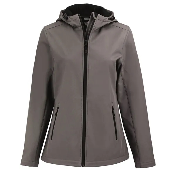 Clique Tempo Recycled Stretch Softshell Womens Hooded Jacket... from ASI 47965 Cutter & Buck