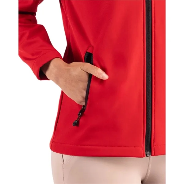 Clique Tempo Recycled Stretch Softshell Womens Hooded Jacket... from ASI 47965 Cutter & Buck